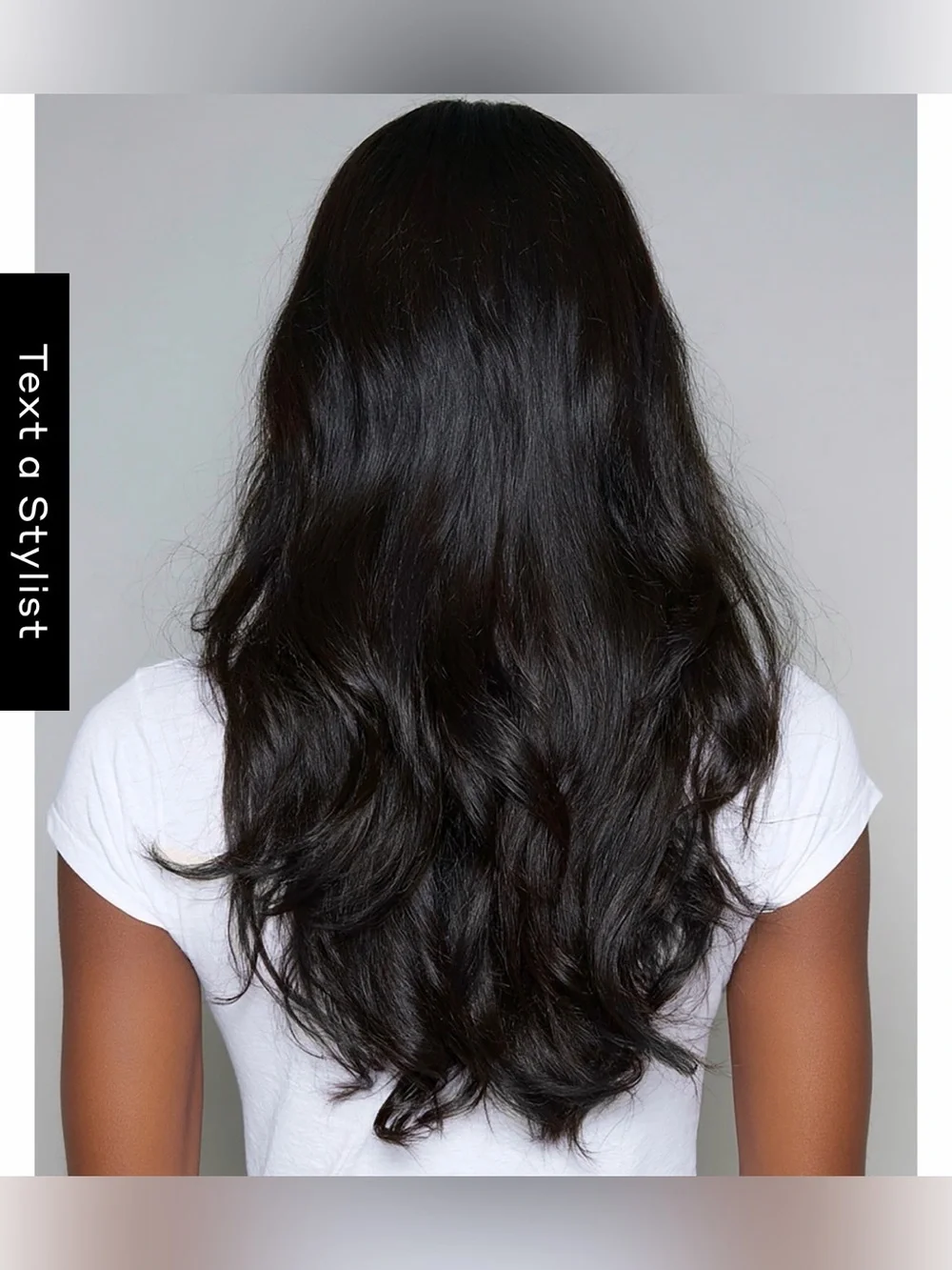 Premium Black Clip-In Human Hair Extensions - Sleek Natural Black